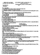 Đề khảo sát chất lượng giữa học kì II Giáo dục công dân lớp 12 - Trường THPT Nguyễn Du